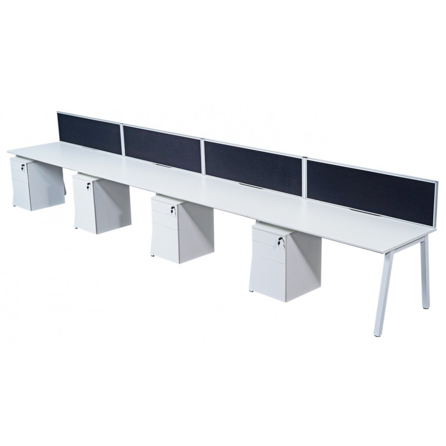 Alpha A-Frame Single Bench Desk